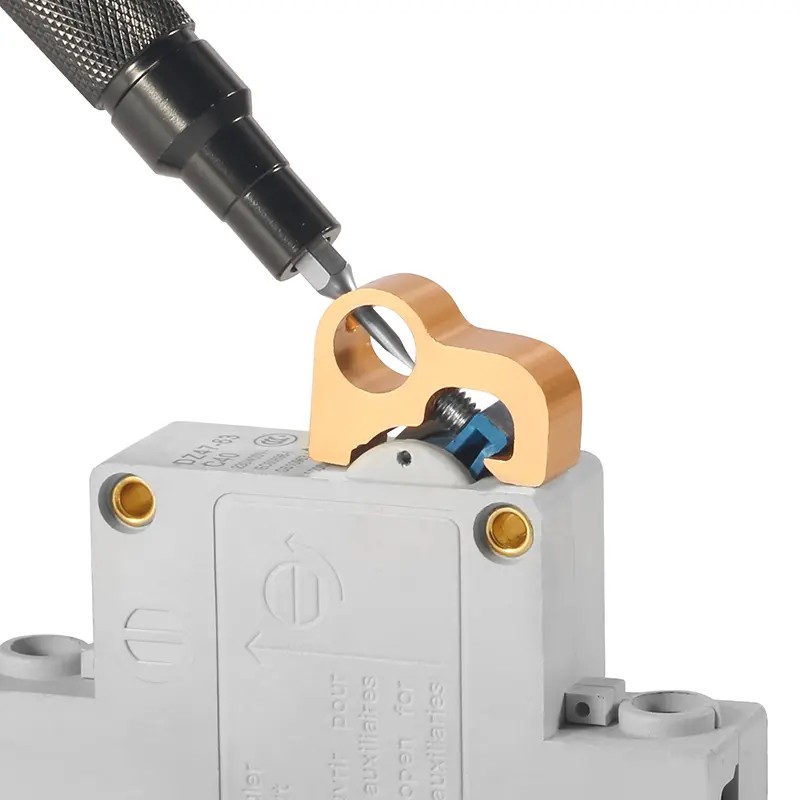 Simple Aluminum Miniature Circuit Breaker Lockout EP-D26application 
