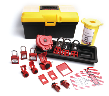 EP-8773B Flexible lockout tagout kits with ten padlock tags
